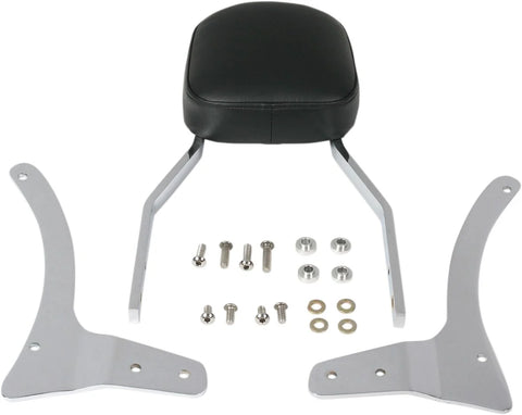 Cobra Tall Square Sissy Bar Chrome with Pad (02-5240)