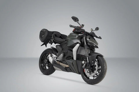 SW-Motech PRO Blaze H Saddlebag Set with Edge Protection — Ducati Streetfighter V2