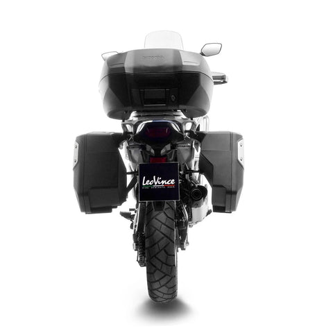 LeoVince LV-14 Stainless Steel Slip-on Muffler Ece Honda Transalp
