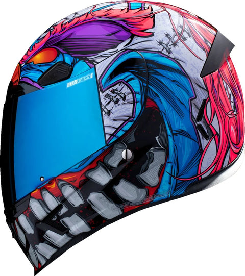 ICON Airframe Pro Krazy Klown 2 Helmet Black/Blue/Pink/Purple/White