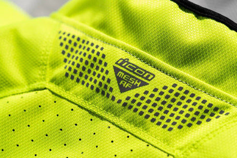 ICON Mesh AF CE Textile Jacket Grey/Hi-Vis
