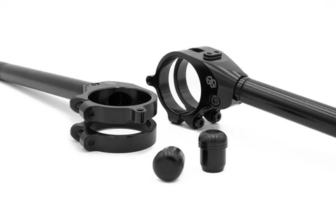 Gilles Tooling GP-LIGHT 4 Motorcycle Clip-On Handlebars Black