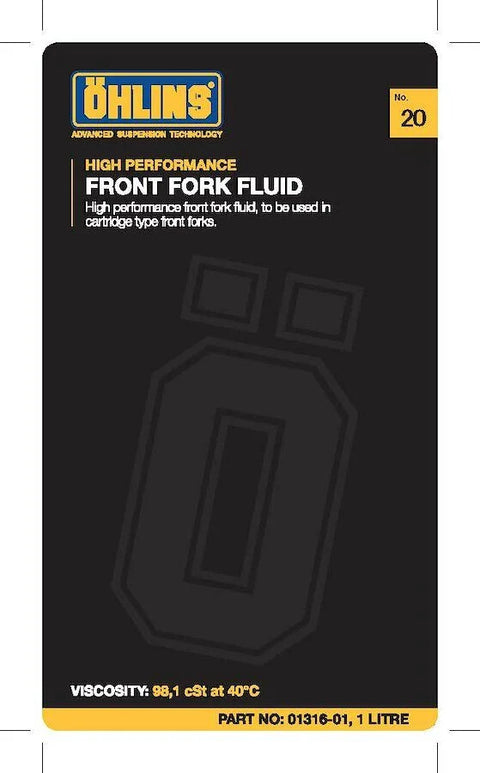 Öhlins Front Fork Oil #20 1 Litre