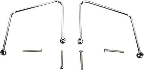 Cobra Saddlebag Support Brackets Chrome (02-6325)