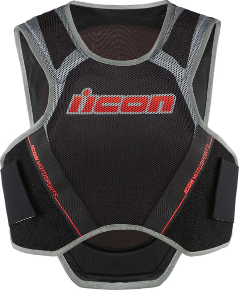 ICON Field Armor Softcore Vest Black/Grey/Red