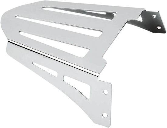 Cobra Laser Cut Sissy Bar Luggage Rack Chrome (02-3601)