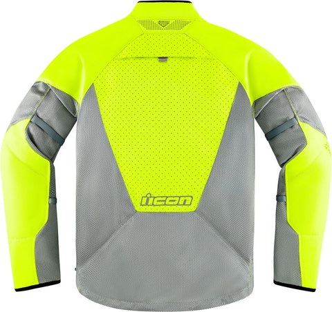 ICON Mesh AF CE Textile Jacket Grey/Hi-Vis