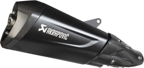 Akrapovic Slip-on Line Muffler Black Stainless Steel Carbon End Cap Vespa (S-VE3SO10-HZDFBL)