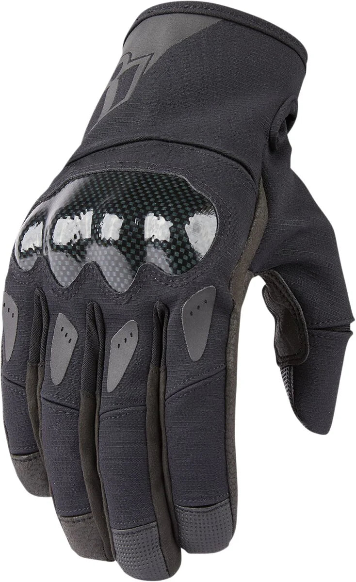 ICON Stormhawk Textile Gloves Black