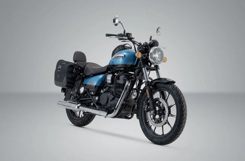 SW-Motech Legend Gear LC2 Side Bag System Brown Edition — Royal Enfield Meteor