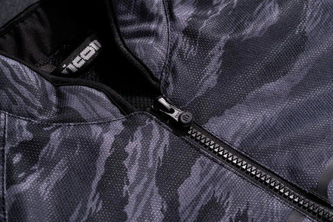 ICON Hooligan CE Tiger's Blood Textile Jacket Grey