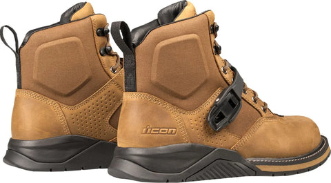 ICON SD6 Waterproof CE Boots Brown