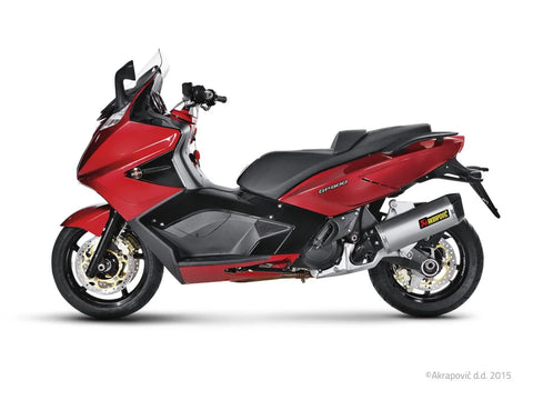 Akrapovic Slip-on Line Muffler Stainless Steel Carbon End Cap Aprilia & Gilera