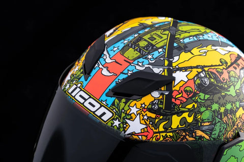 ICON Airflite GP23 Helmet Green