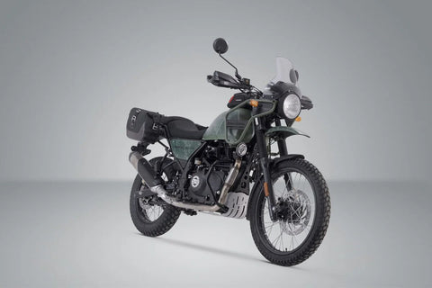 SW-Motech Legend Gear LC1 & LC 2 Side Bag System Brown Edition — Royal Enfield Sleet / Himalay…