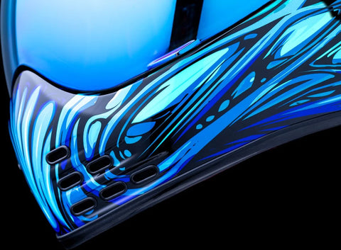 ICON Domain Nouveau Full Face Helmet Blue