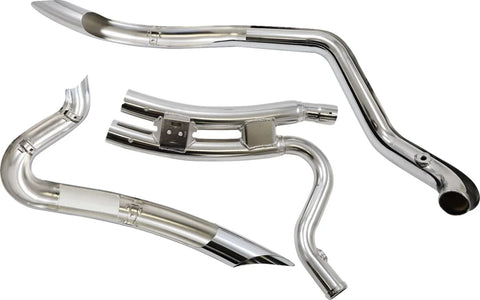 Cobra Speedster Short Swept Exhaust System Chrome