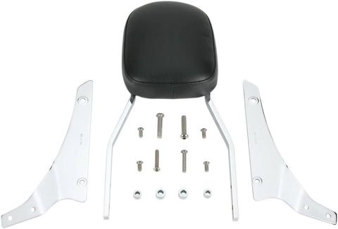 Cobra Tall Square Sissy Bar Chrome with Pad (02-5160)