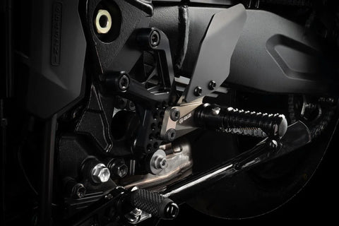 Gilles Tooling AS31GT3 Adjustable Motorcycle Rearset Black