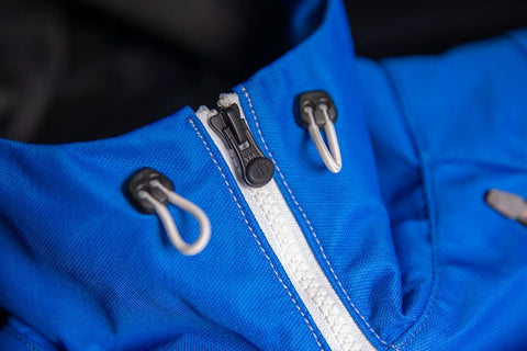 ICON Airform Retro Textile Jacket Blue/White