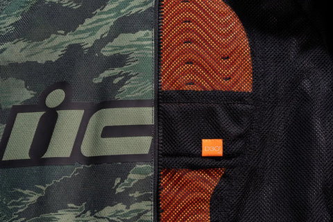 ICON Hooligan CE Tiger's Blood Textile Jacket Green