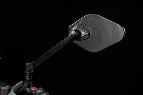Gilles Tooling STRATOS Motorcycle Mirror Right Matt Black (M03-04-R-BD)
