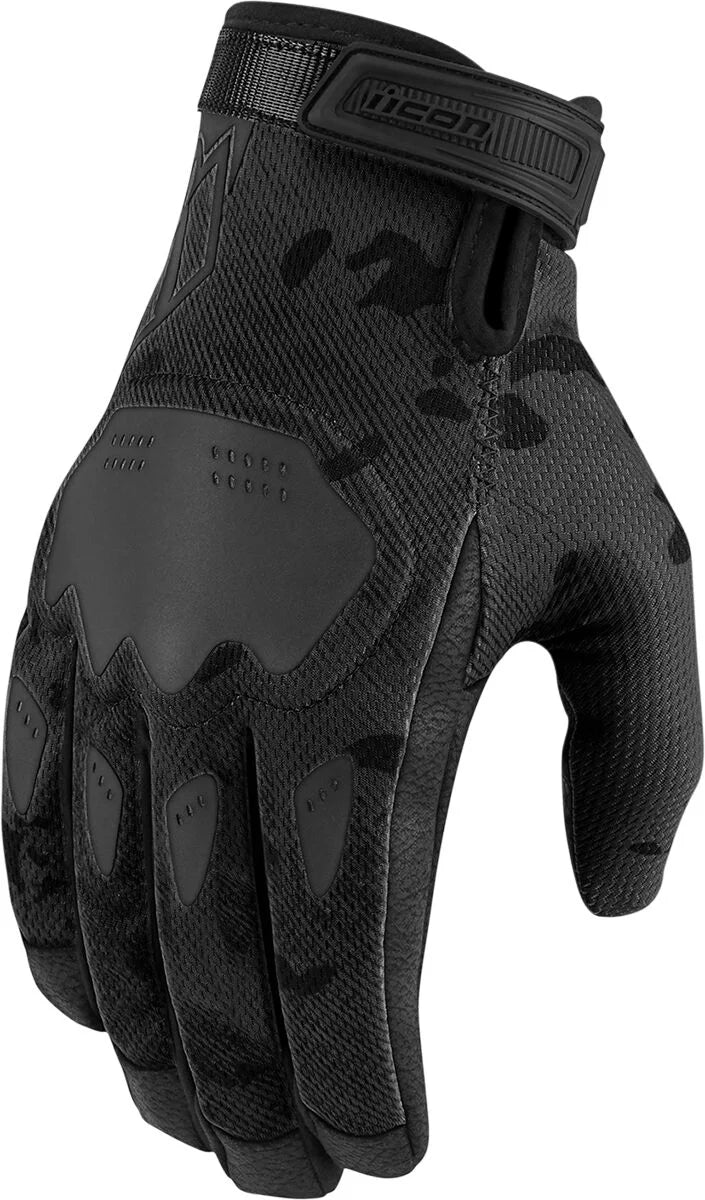 ICON Hooligan CE Gloves Dark Camo