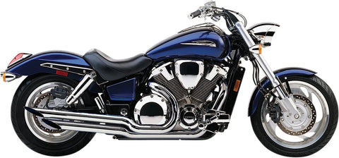 Cobra Exhaust System Chrome with Slash Cut Tips (1675SC)