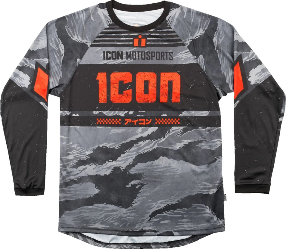 ICON Tiger's Blood Jersey Camo Grey