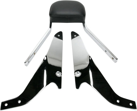 Cobra Mini Square Sissy Bar Chrome with Pad (02-4845)