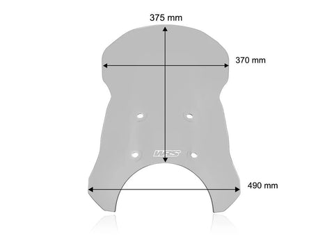 WRS Caponord Windscreen Smoked (RE001F)