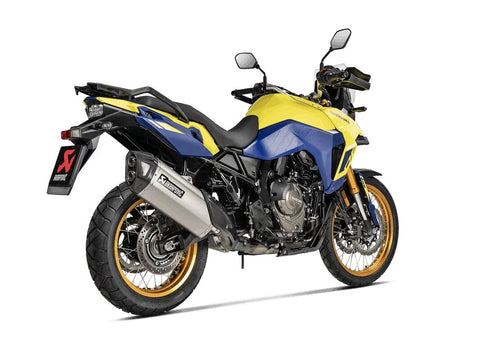 Akrapovic Slip-on Line Muffler Titanium Carbon End Cap Suzuki V-Strom (S-S8SO1-HAFT)