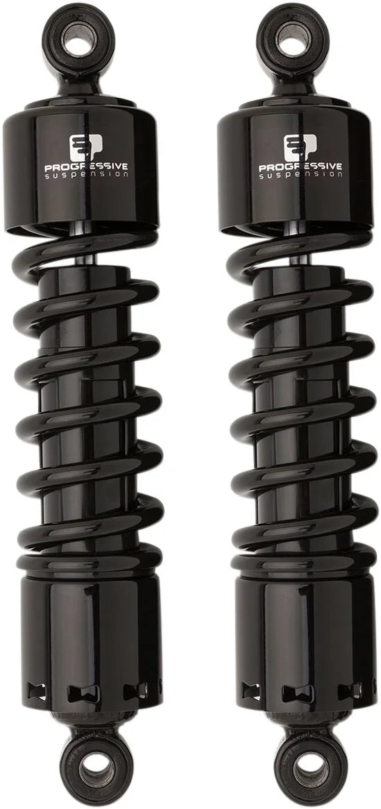 Progressive Suspension 412 Series Heavy-Duty Shocks Without Covers Black 11" (412-4045B)
