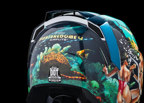 ICON Airflite Pleasuredome4 Helmet Blue