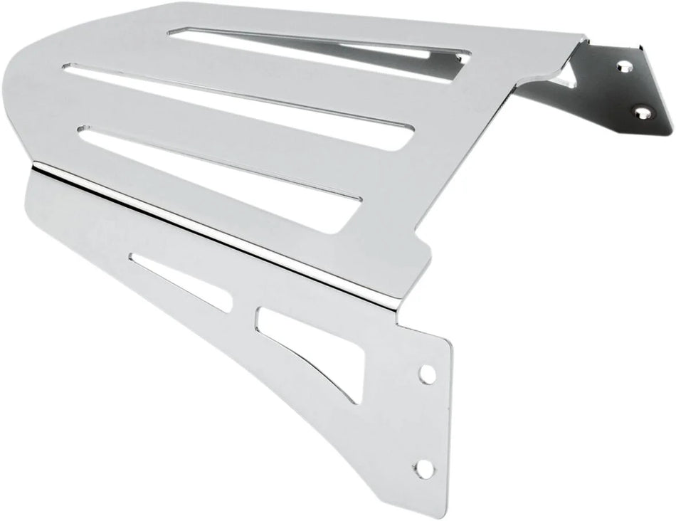 Cobra Laser Cut Sissy Bar Luggage Rack Chrome (02-3602)