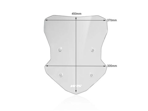 WRS Touring Windscreen Smoked (BM057F)