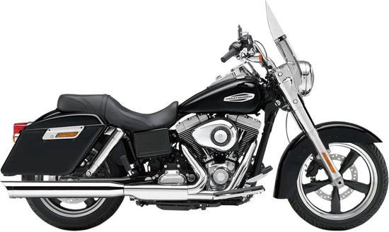 Cobra 4" Slip-on Muffler Chrome with Scalloped Tip