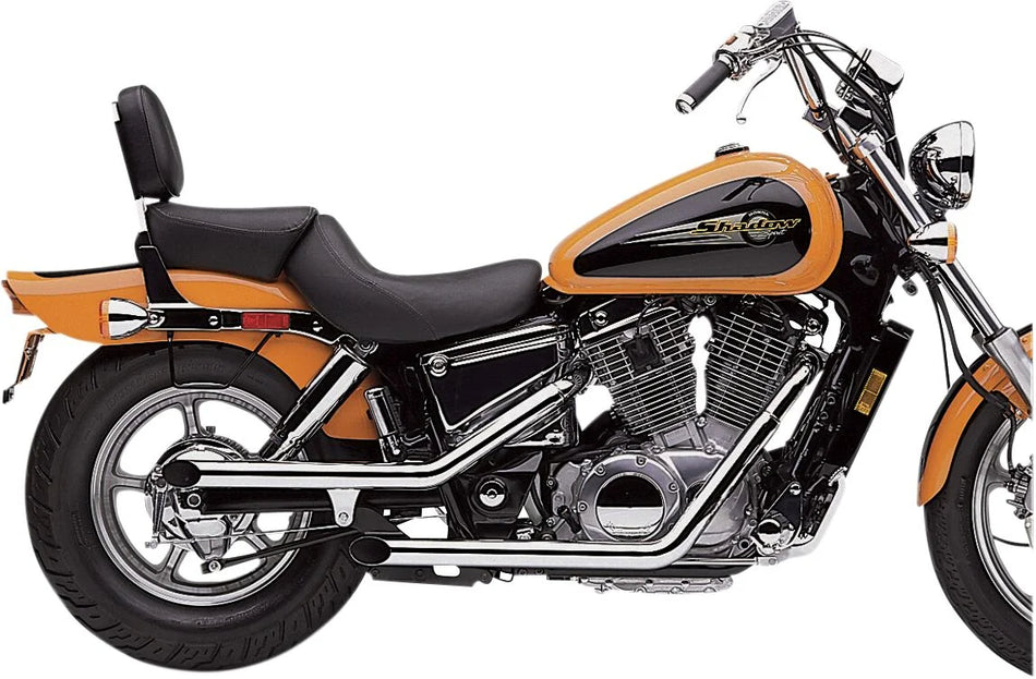 Cobra 2" Drag Pipe Slash Cut Exhaust System Chrome (1270)