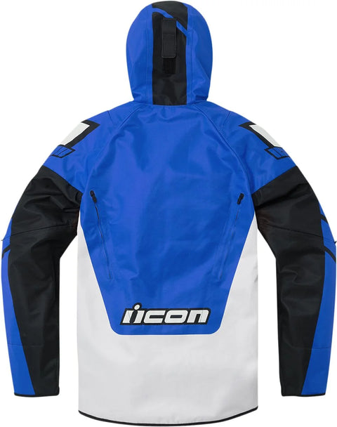 ICON Airform Retro Textile Jacket Blue/White