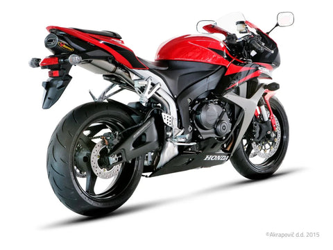 Akrapovic Slip-on Line Muffler Titanium Carbon End Cap Honda CBR 600 RR (S-H6SO11-HACT)
