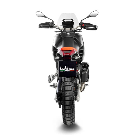 LeoVince LV-14 Black Edition Slip-on Muffler Ece Aprilia Rally / Tuareg