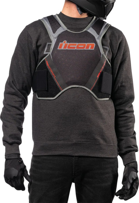 ICON Field Armor Softcore Vest Black/Grey/Red