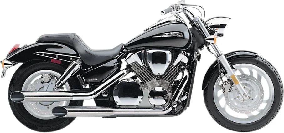 Cobra Slip-on Mufflers Chrome with Slash Cut Tip (1180SC)