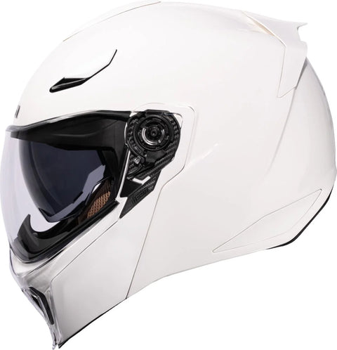 ICON Threshold Modular Helmet Gloss White
