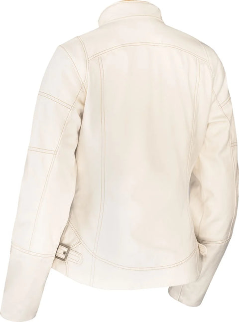 ICON Tuscadero 3 Women's Textile Jacket Gold/White