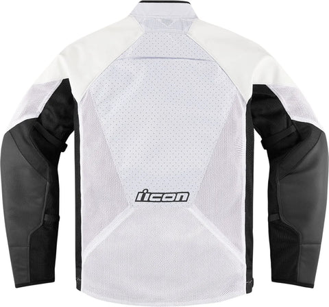 ICON Hooligan CE Textile Jacket White