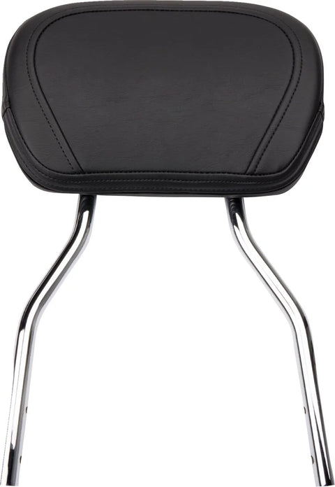 Cobra Tall Round Sissy Bar Chrome with Pad (02-7770)