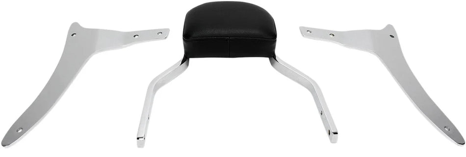 Cobra Mini Square Sissy Bar Chrome with Pad (02-4968)