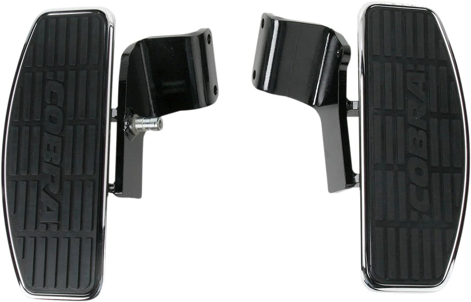 Cobra Classic Front Floorboard Kit Black