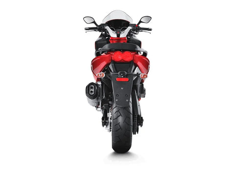 Akrapovic Slip-on Line Muffler Stainless Steel Carbon End Cap Aprilia & Gilera